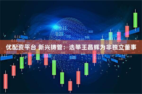 优配资平台 新兴铸管：选举王昌辉为非独立董事